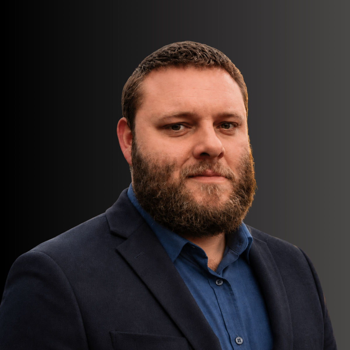Professional portrait of Brent DeRidder
